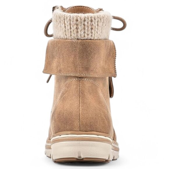 Women's Cliffs Kaylee Bootie by Cliffs in Tan Fabric - Picture 5 of 6